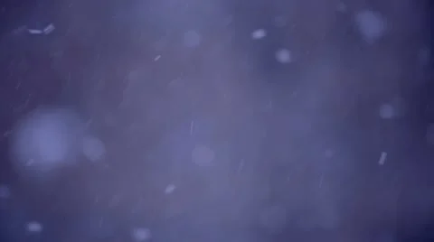 Wind And Snow On Blue Sky Background Stock Footage 44192586