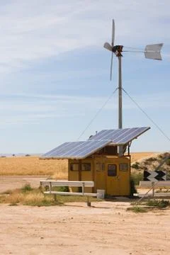 Wind and solar Stock Photos