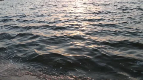 Wind and waves on the lake Stock Footage 63749950