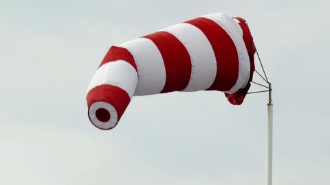 Wind bag blowing in the wind Stock Footage 72809723