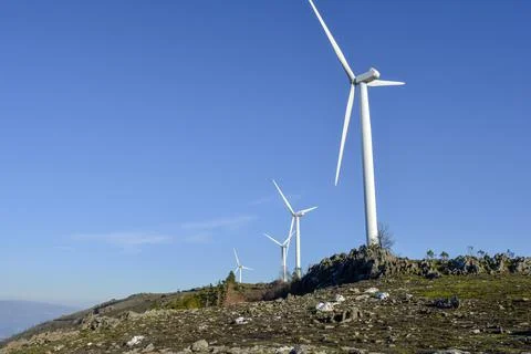 Wind blades Stock Photos