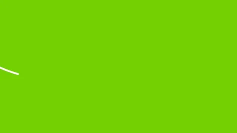 Wind blow on Green Screen and Alpha channel. Cartoon windy Air strom overley Stock Footage 227940971