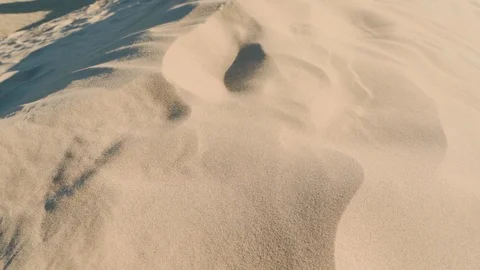 Wind blowing on Sand Dune Stock Footage 115805397