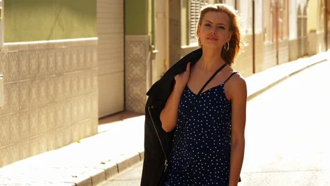 Wind blown elegance Video stock 107013657