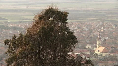 The wind blows over the city Stock Footage 102277016