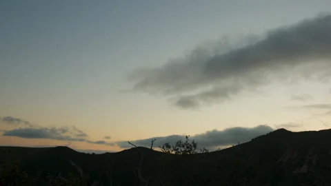 Wind Caves Sunset time lapse (BMPCC6k) Stock Footage 132765404