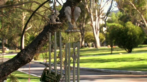 Wind Chime Stock Footage 875109