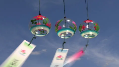 Wind Chime Video stock 330772334
