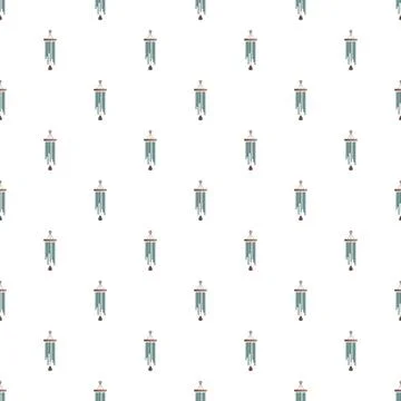 Wind chime pattern creating a serene background イラスト素材