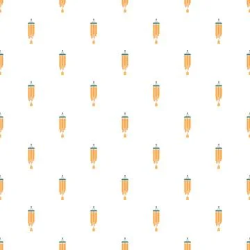 Wind chimes creating a repeating seamless pattern wallpaper Stock Illustration