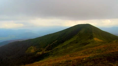 Wind clouds and mountains Stock Footage 68809120