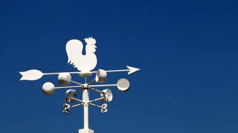 Wind cock direction rotate. Stock Footage 34677813