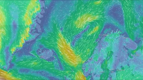 Wind currents Stock Footage 201622125