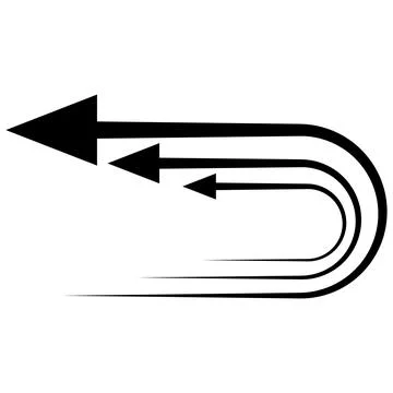 Wind direction icon vector Stock Illustration