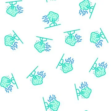 Wind disaster vector seamless pattern Stock Illustration