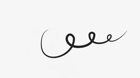 Wind doodle animation 2 Stock Footage 325124339