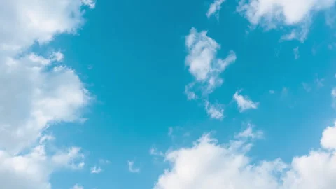 Wind Driven Clouds Flowing Rapidly Timelapse Stock Footage 320874777