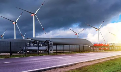 Wind-driven generator 1 Stock Photos
