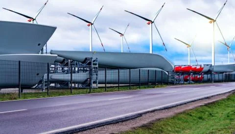 Wind-driven generator Stock Photos