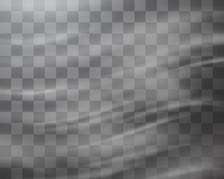 Wind effect, air steam, white air flow wave overlay vector effect, realistic Stock Illustration