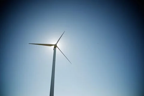 Wind energy concept Stock Photos