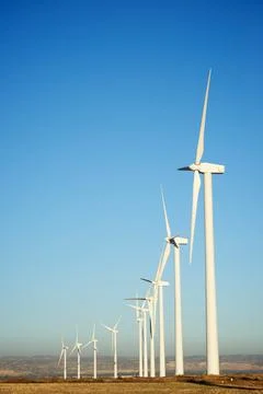 Wind energy concept Stock Photos