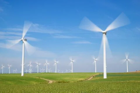 Wind energy concept Foto stock