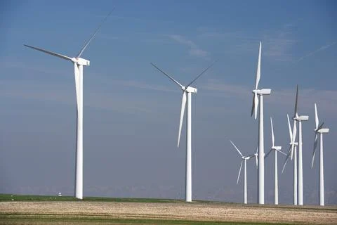Wind energy concept Stock Photos