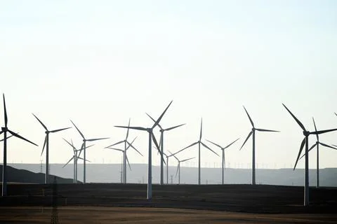 Wind energy concept Fotos de archivo