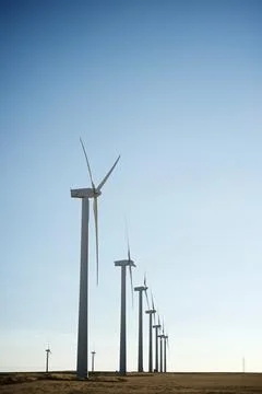 Wind energy concept Stock Photos
