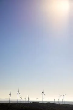 Wind energy concept Fotos de archivo