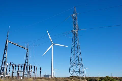 Wind Energy concept Stock Photos