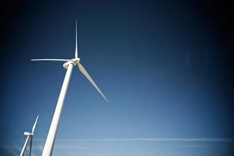 Wind energy concept Fotos de archivo