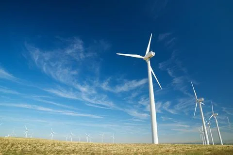 Wind energy concept Fotos de archivo