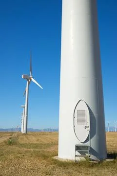 Wind energy concept Stock Photos
