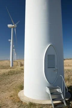 Wind energy concept Foto stock