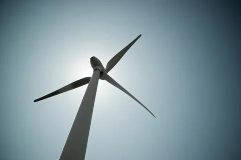 Wind energy concept Stock Photos