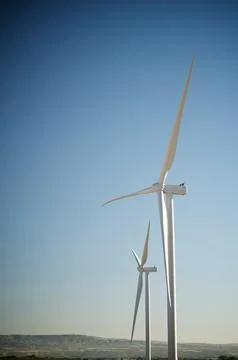 Wind energy concept Stock Photos