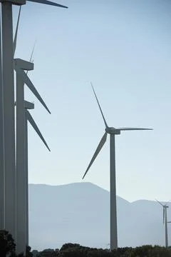 Wind energy concept Stock Photos