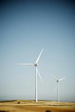 Wind energy concept Stock Photos