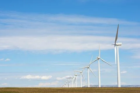 Wind energy concept Stock Photos