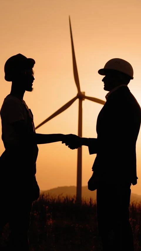 Wind Energy Deal Stock Footage 318693234