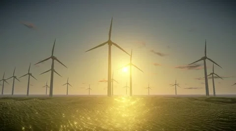 Wind Energy Stock Footage 12235906
