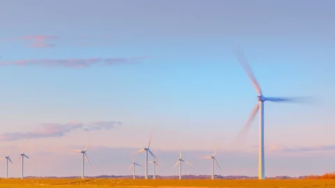 Wind energy Stock Footage 87807955