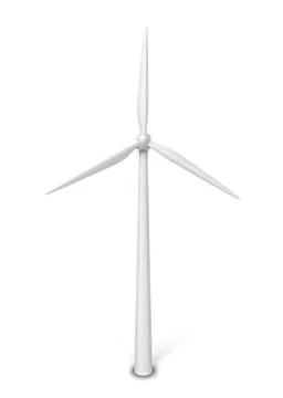 Wind energy generator Stock Illustration