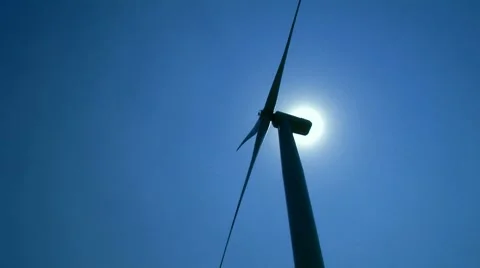 Wind energy invisible sun 動画素材 8563443