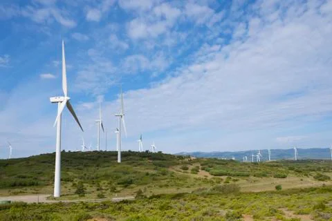 Wind energy 库存照片