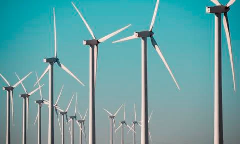 Wind energy Foto stock