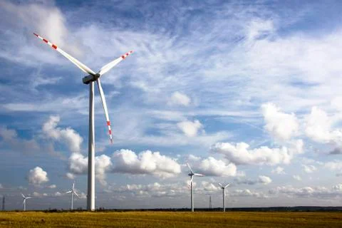 Wind energy Fotos Stock