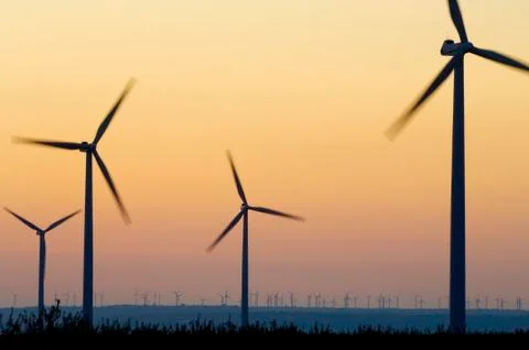 Wind energy Stockfoto's